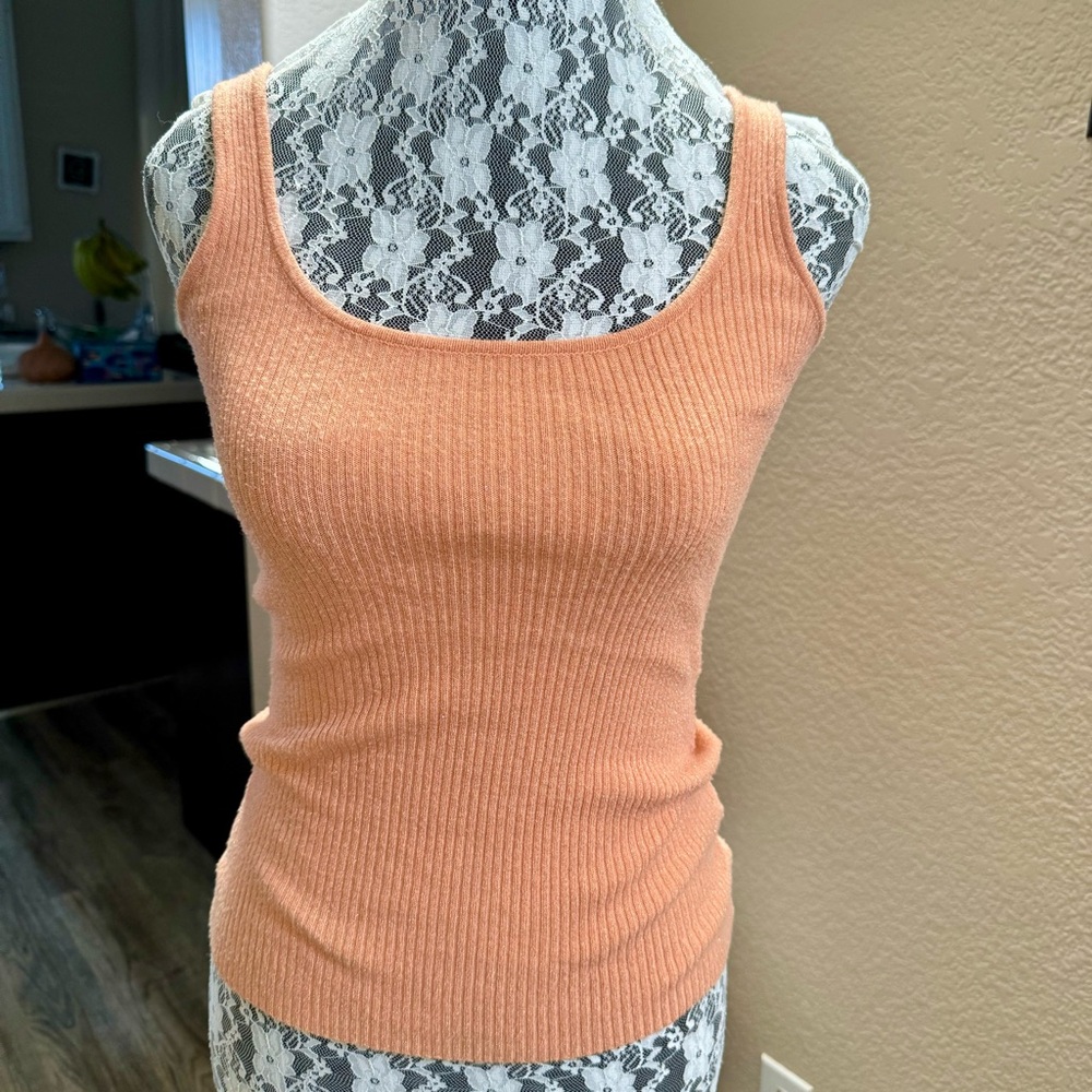 Bebe Ribbed sweater tank top size S
